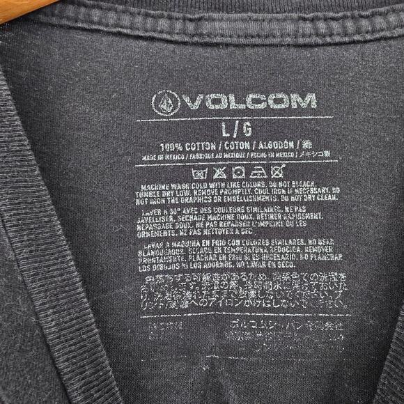 Volcom Men's Crewneck Camo Short Sleeve Graphic T-Shirt Black Size Large - Picture 5 of 9